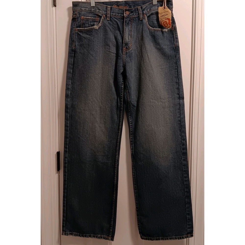 Bullhead Men's Handcrafted Denium Jeans Authentic Indigo 32x32 New W/tags